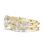 Pear Cut Multi-Row Diamond Statement Ring