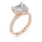 Rose Gold Éterna Heart Ring