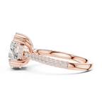 Rose Gold Éterna Heart Ring