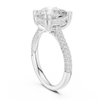 White Éterna Heart Ring