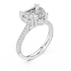 White Éterna Heart Ring