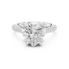 White Éterna Heart Ring