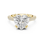 Yallow Gold Éterna Heart Ring