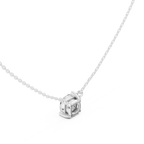 2.50 CT Cushion Cut Solitaire Diamond Pendant Necklace