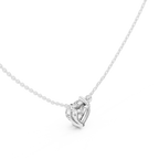 2.50 CT Heart Cut Solitaire Diamond Pendant Necklace