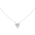 2.50 CT Heart Cut Solitaire Diamond Pendant Necklace