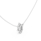 2.50 CT Marquise Cut Solitaire Diamond Pendant Necklace