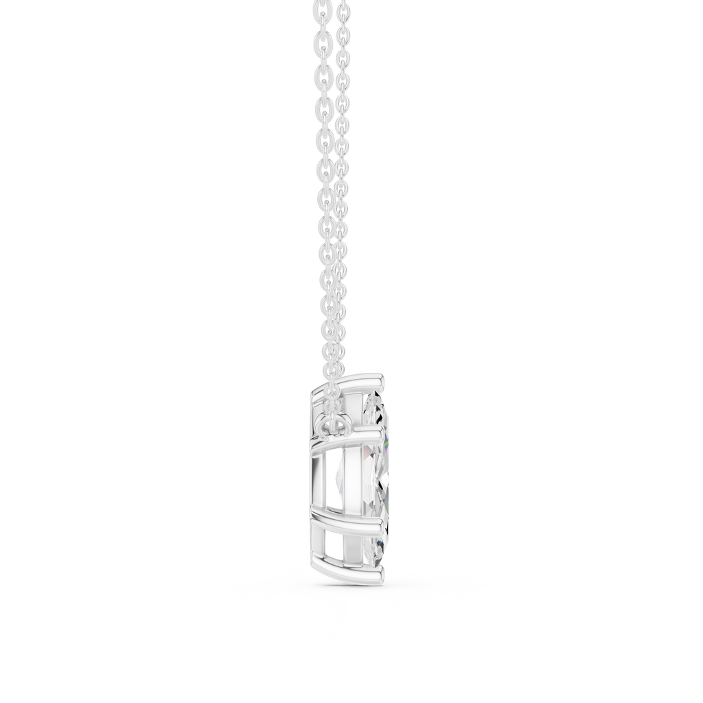 2.50 CT Marquise Cut Solitaire Diamond Pendant Necklace