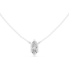 2.50 CT Marquise Cut Solitaire Diamond Pendant Necklace