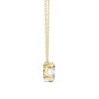 2.50 CT Oval Cut Solitaire Diamond Pendant Necklace