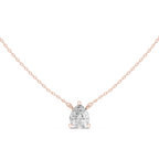 2.50 CT Pear Cut Solitaire Diamond Pendant Necklace