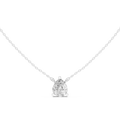 2.50 CT Pear Cut Solitaire Diamond Pendant Necklace