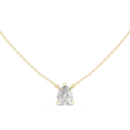 2.50 CT Pear Cut Solitaire Diamond Pendant Necklace