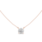 2.50 CT Round Brilliant Cut Solitaire Diamond Pendant Necklace