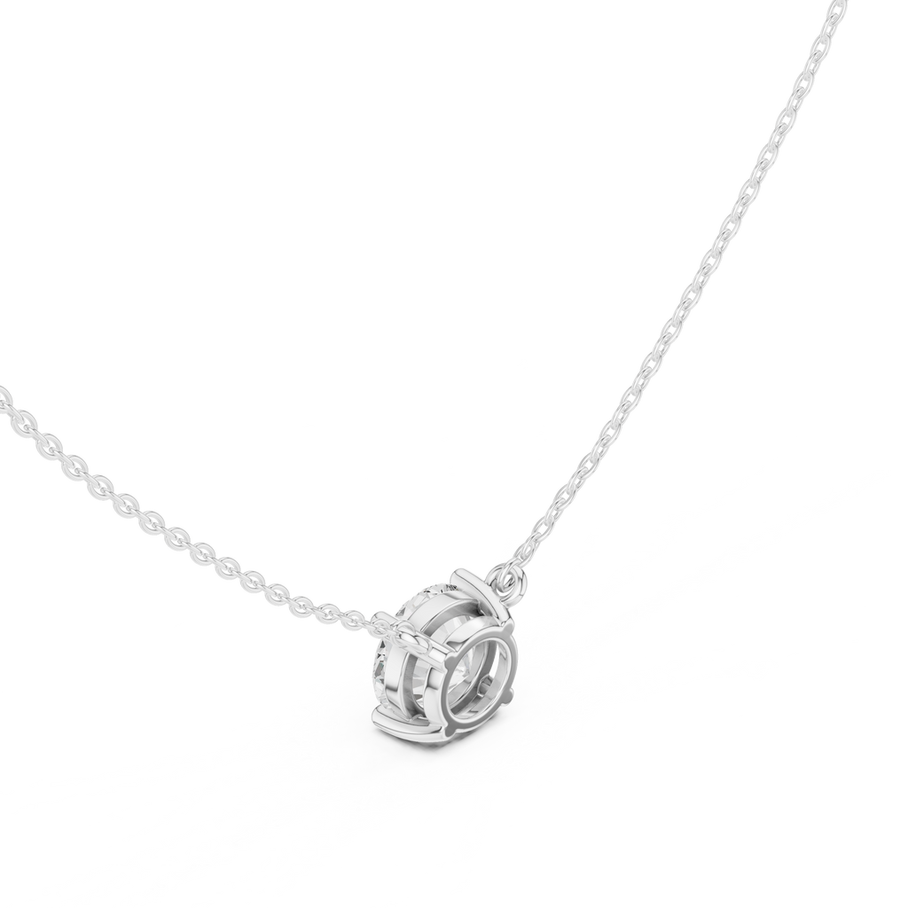 2.50 CT Round Brilliant Cut Solitaire Diamond Pendant Necklace
