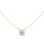2.50 CT Round Brilliant Cut Solitaire Diamond Pendant Necklace