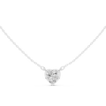 2.50 CT Heart Cut Bezel Solitaire Diamond Pendant Necklace