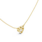 2.50 CT Heart Cut Bezel Solitaire Diamond Pendant Necklace