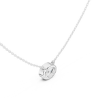 2.50 CT Oval Cut Bezel Solitaire Diamond Pendant Necklace