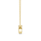 2.50 CT Pear Cut Bezel Solitaire Diamond Pendant Necklace