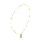 1.50 CT Emerald Cut Diamond Pavé Bail Pendant Necklace in 14K & 18K Gold