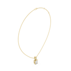 1.50 CT Oval Cut Diamond Pavé Bail Pendant Necklace in 14K & 18K Gold