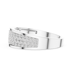 0.93 CT Multi-Row Pavé Diamond Men's Ring