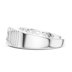 0.78 CT Princess Cut Solitaire Men's Ring