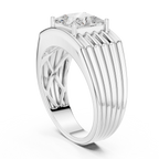2.30 CT Princess Cut Solitaire Men's Diamond Ring