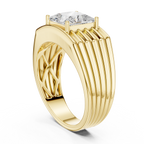 2.30 CT Princess Cut Solitaire Men's Diamond Ring