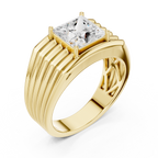 2.30 CT Princess Cut Solitaire Men's Diamond Ring
