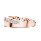 0.55 CT Round Diamond Men's Signet Ring