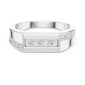 0.55 CT Round Diamond Men's Signet Ring