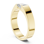 1.02 CT Emerald Cut Solitaire Men's Diamond Ring