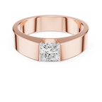 0.99 CT Princess Cut Solitaire Men's Diamond Ring