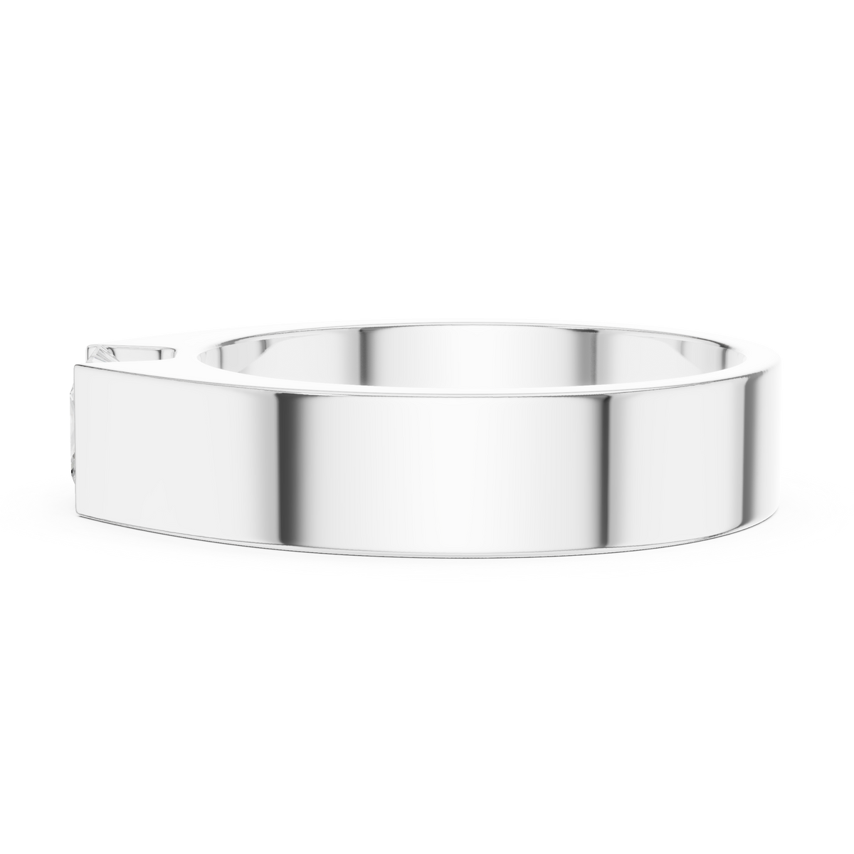 Monarch Princess Cut Solitaire Men's Diamond Ring – view 4 of 12, lab grown diamond ring | Jewelix Atelier