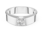 0.99 CT Princess Cut Solitaire Men's Diamond Ring