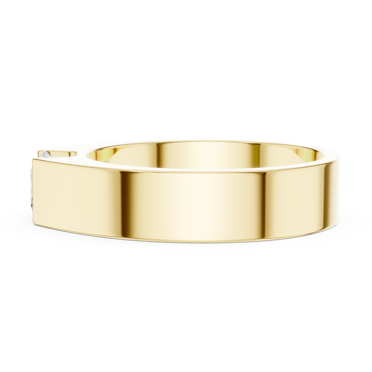 Monarch Princess Cut Solitaire Men's Diamond Ring – view 12 of 12, lab grown diamond ring | Jewelix Atelier