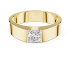 0.99 CT Princess Cut Solitaire Men's Diamond Ring