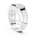 2.08 CT Emerald Cut Men's Solitaire Diamond Ring