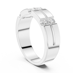 0.39 CT Six Stone Diamond Men's Wedding Ring