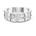 0.39 CT Six Stone Diamond Men's Wedding Ring