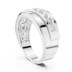 0.88 CT Channel Set Diamond Men's Wedding Ring