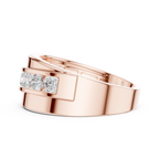 0.88 CT Channel Set Diamond Men's Wedding Ring