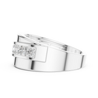 0.88 CT Channel Set Diamond Men's Wedding Ring