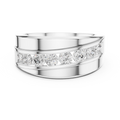 0.88 CT Channel Set Diamond Men's Wedding Ring