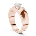 0.85 CT Round Diamond Men's Solitaire Ring