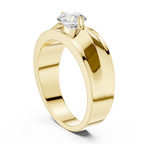 0.85 CT Round Diamond Men's Solitaire Ring