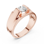 1.00 CT Channel Set Diamond Men's Ring