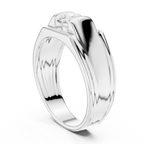 1.00 CT Channel Set Diamond Men's Ring